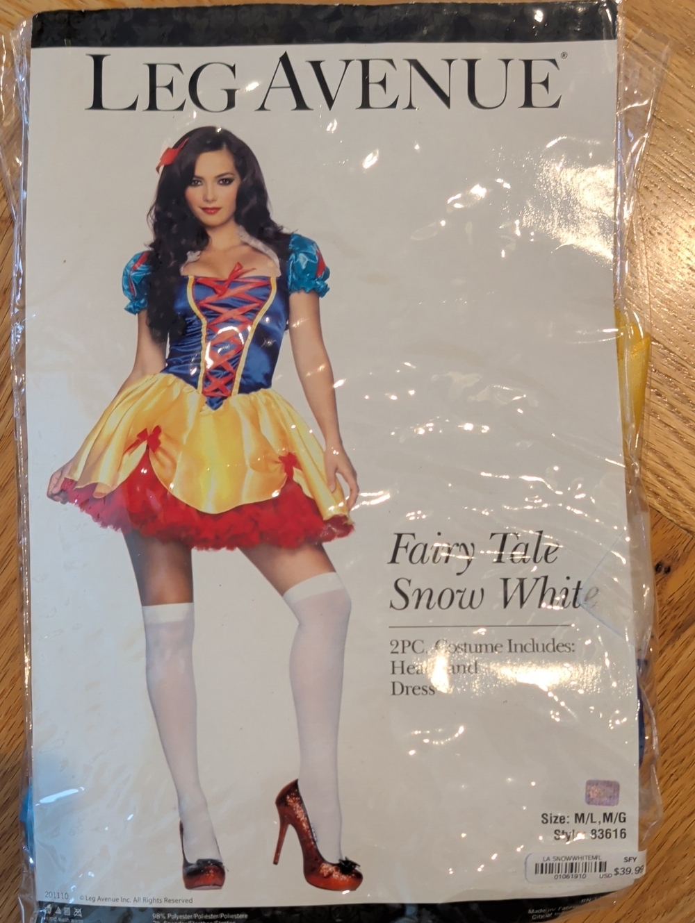 Leg Avenue Fairy Tale Snow White Costume
